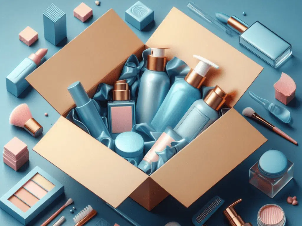 blue cosmetics photo